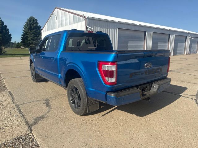 2021 Blue Ford F-150 Lariat 4X4 Truck