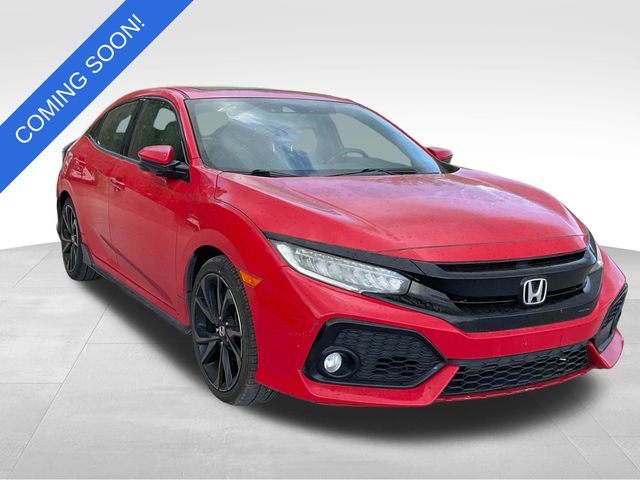 Red 2017 Honda Civic Hatchback Sport Touring Hatchback Front-Wheel Drive Continuously Variable Transmission