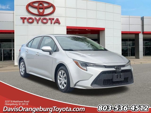 2021 Toyota Corolla LE Silver at Davis Toyota of Orangeburg
