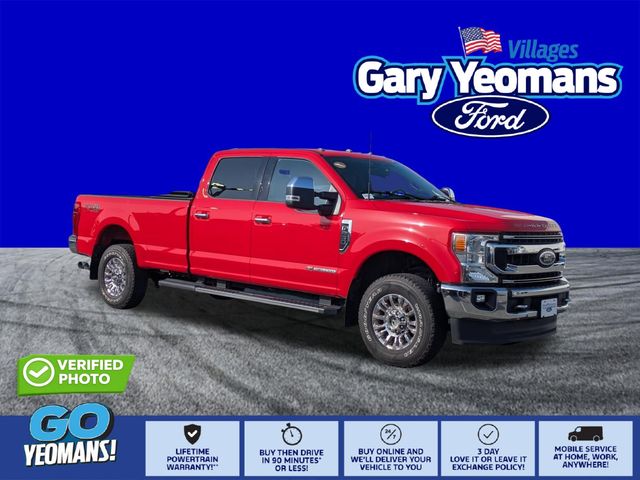 Race Red 2022 Ford F-250 Super Duty Pickup Truck Four-Wheel Drive Automatic