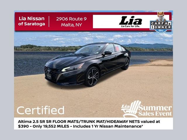 Super Black Clearcoat 2025 Nissan Altima Sedan All-Wheel Drive Continuously Variable Transmission