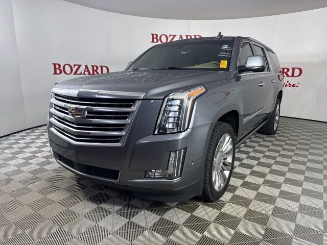 2019 Satin Steel Metallic Cadillac Escalade ESV Platinum Edition RWD SUV