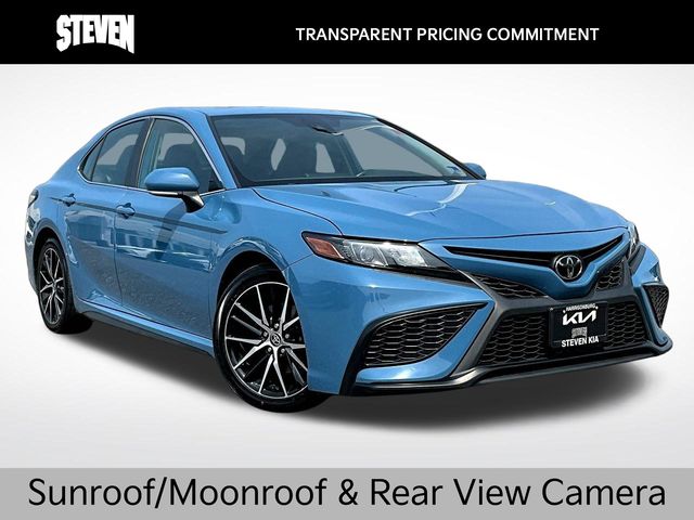 Blue 2023 Toyota Camry Sedan Front-Wheel Drive 8-Speed Automatic