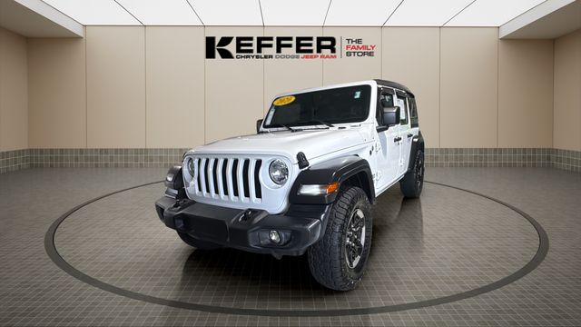 Bright White Clearcoat 2020 Jeep Wrangler Unlimited Sport 4WD SUV / Crossover Four-Wheel Drive 6-Speed Manual