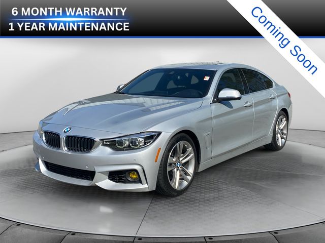 Glacier Silver Metallic 2019 BMW 4 Series 430i Gran Coupe RWD Sedan Rear-Wheel Drive 8-Speed Automatic