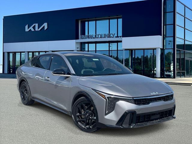 Steel Gray 2026 Kia K4 GT-Line Turbo FWD Sedan Front-Wheel Drive 8-Speed Automatic