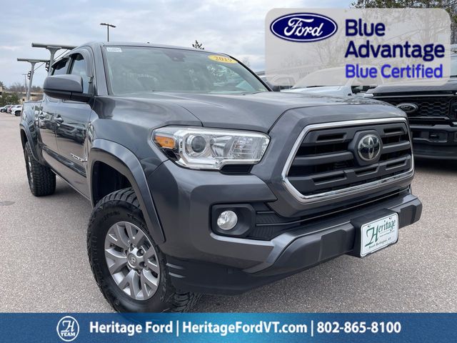 Magnetic Gray Metallic 2019 Toyota Tacoma SR5 V6 Double Cab LB 4WD Pickup Truck Four-Wheel Drive 6-Speed Automatic
