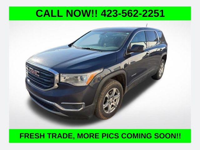 Blue Steel Metallic 2018 GMC Acadia SLE-1 FWD SUV / Crossover Front-Wheel Drive 6-Speed Automatic