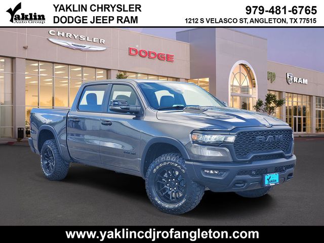 Gray (Granite Crystal Metallic Clearcoat) 2026 RAM 1500 Pickup Truck Four-Wheel Drive 8-Speed Automatic