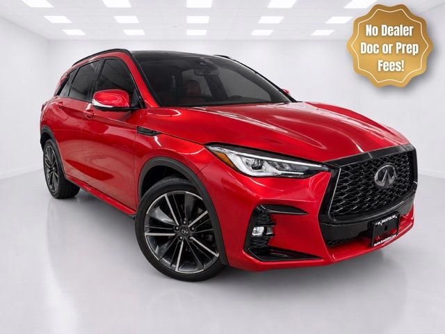 Dynamic Sunstone Red 2023 INFINITI QX50 SUV / Crossover All-Wheel Drive Continuously Variable Transmission