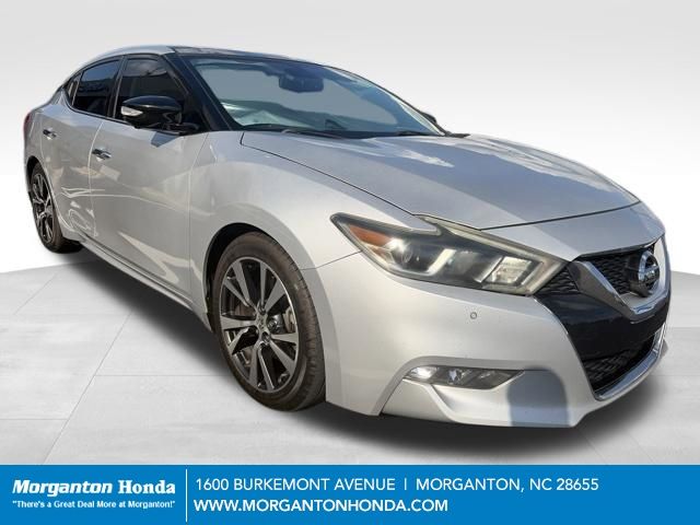 Brilliant Silver 2017 Nissan Maxima Sedan Front-Wheel Drive Continuously Variable Transmission