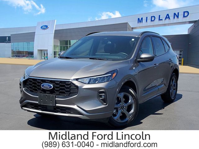 Gray Metallic 2024 Ford Escape SUV / Crossover All-Wheel Drive 8-Speed Automatic