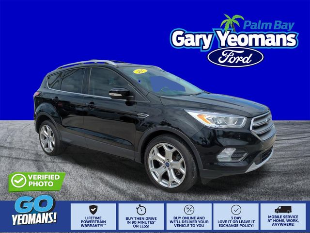 Shadow Black 2017 Ford Escape Titanium FWD SUV / Crossover Front-Wheel Drive 6-Speed Automatic
