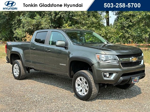 Deepwood Green Metallic 2018 Chevrolet Colorado Pickup Truck Four-Wheel Drive 8-Speed Automatic