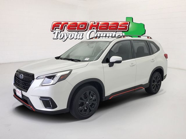 Crystal White Pearl 2022 Subaru Forester Sport Crossover AWD SUV / Crossover All-Wheel Drive Continuously Variable Transmission