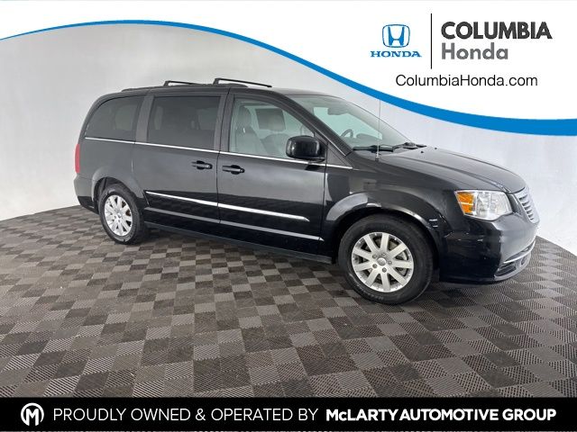 Brilliant Black Crystal Pearlcoat 2015 Chrysler Town & Country Touring FWD Minivan Front-Wheel Drive 6-Speed Automatic