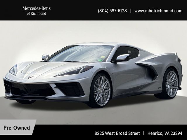 Blade Silver Metallic 2020 Chevrolet Corvette Stingray 2LT Coupe RWD Coupe Rear-Wheel Drive 8-Speed Dual Clutch