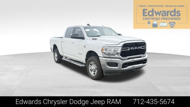 Bright White Clearcoat 2020 RAM 2500 Big Horn Crew Cab 4WD Pickup Truck Four-Wheel Drive 6-Speed Automatic