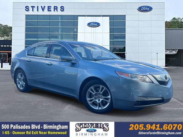 Borealis Blue Pearl 2009 Acura TL Sedan Front-Wheel Drive 5-Speed Automatic