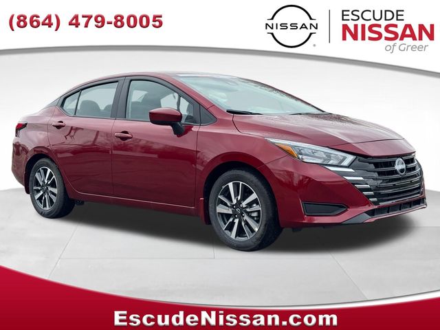 Red (Scarlet Ember Tintcoat) 2025 Nissan Versa SV FWD Sedan Front-Wheel Drive Continuously Variable Transmission