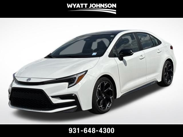 White (Wind Chill Pearl) 2025 Toyota Corolla FX FWD Sedan Front-Wheel Drive Continuously Variable Transmission