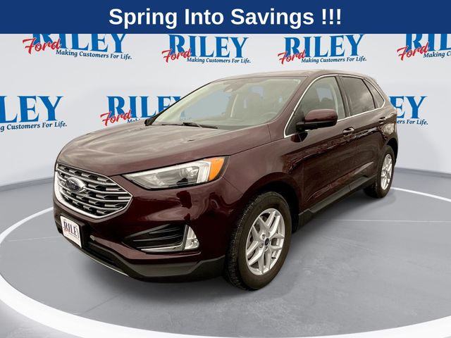 Red (Burgundy Velvet Metallic Tinted Clearcoat) 2022 Ford Edge SEL AWD SUV / Crossover All-Wheel Drive 8-Speed Automatic