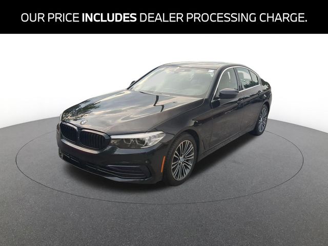 Black Sapphire Metallic 2019 BMW 5 Series Sedan All-Wheel Drive 8-Speed Automatic