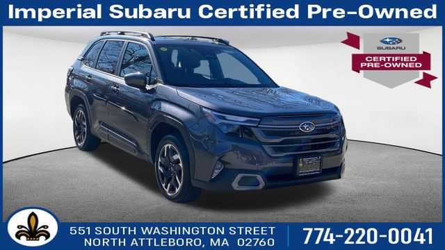 Magnetite Gray Metallic 2025 Subaru Forester Hybrid SUV / Crossover All-Wheel Drive Continuously Variable Transmission