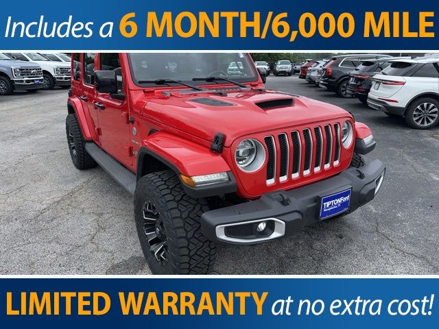 Firecracker Red Clearcoat 2020 Jeep Wrangler Unlimited Sahara 4WD SUV / Crossover Four-Wheel Drive 8-Speed Automatic