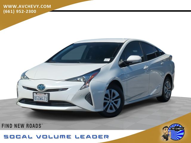 White (Blizzard Pearl) 2018 Toyota Prius Hatchback Front-Wheel Drive Continuously Variable Transmission