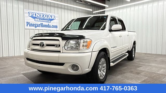 Natural White 2006 Toyota Tundra Limited 4dr Double Cab 4WD SB Pickup Truck Four-Wheel Drive 5-Speed Automatic Overdrive