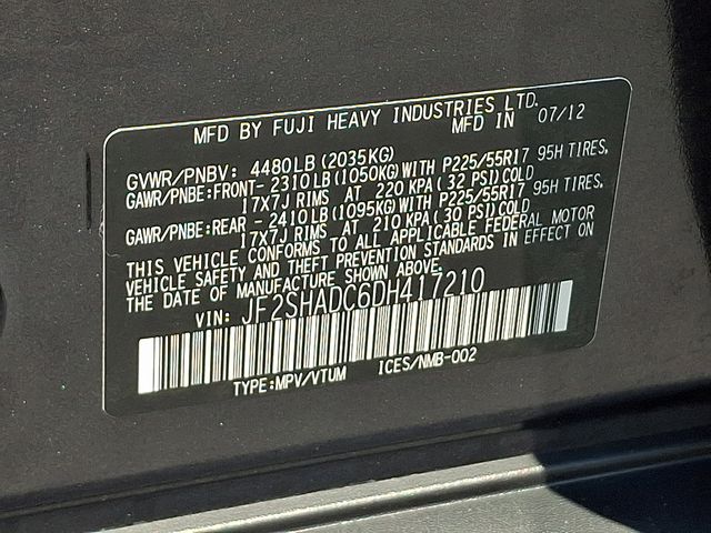 2013 Subaru Forester 2.5X Gray at Subaru and VW of Moon Township
