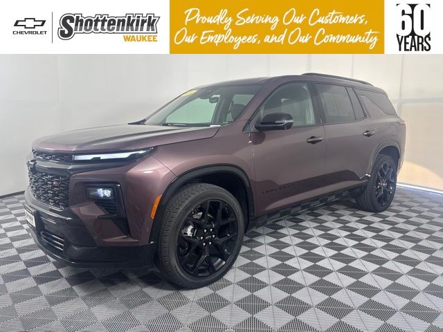Stardust Metallic 2024 Chevrolet Traverse SUV / Crossover Four-Wheel Drive 8-Speed Automatic