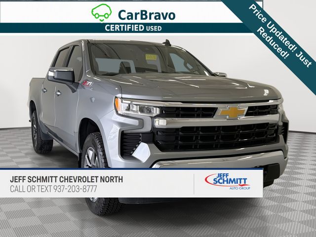 Sterling Gray Metallic 2023 Chevrolet Silverado 1500 Pickup Truck Four-Wheel Drive Automatic