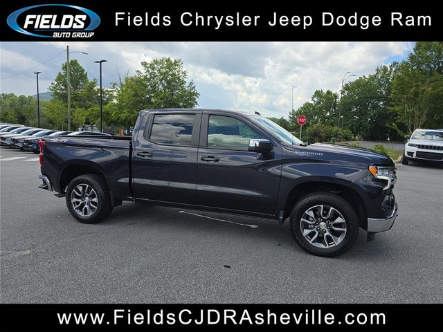 Dark Ash Metallic 2024 Chevrolet Silverado 1500 Pickup Truck Four-Wheel Drive 8-Speed Automatic