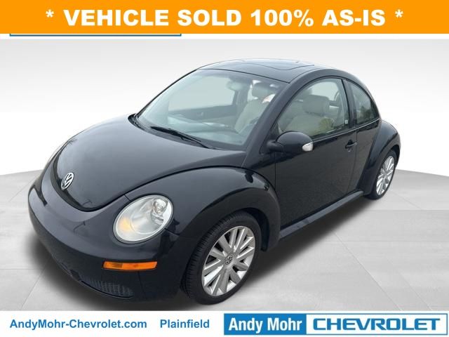 Black 2008 Volkswagen Beetle SE Hatchback Front-Wheel Drive 6-Speed Automatic