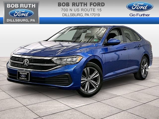 2023 Volkswagen Jetta 1.5T SE Blue at Sutliff Volkswagen