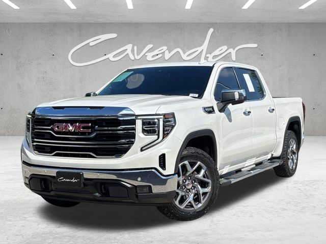 White Frost Tricoat 2024 GMC Sierra 1500 Pickup Truck Four-Wheel Drive Automatic