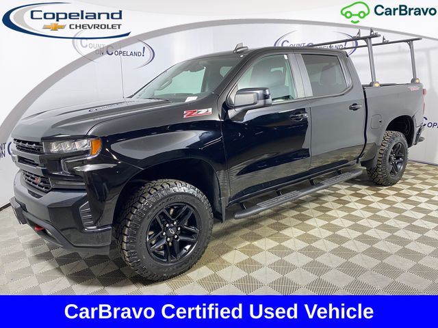 Black 2021 Chevrolet Silverado 1500 Pickup Truck Four-Wheel Drive Automatic