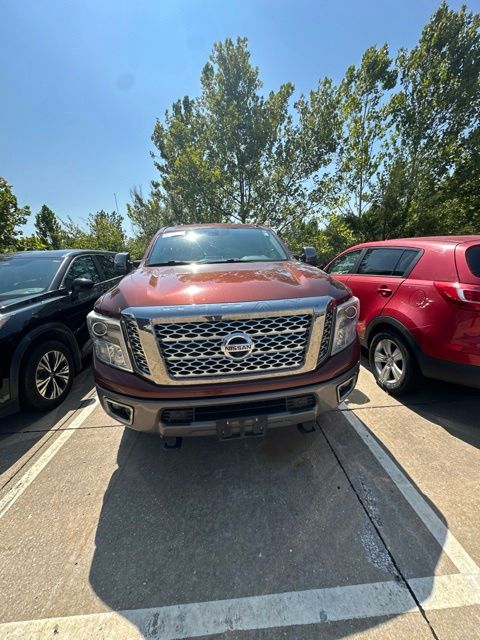 Red (Forged Copper) 2017 Nissan Titan Pickup Truck 7-Speed Automatic