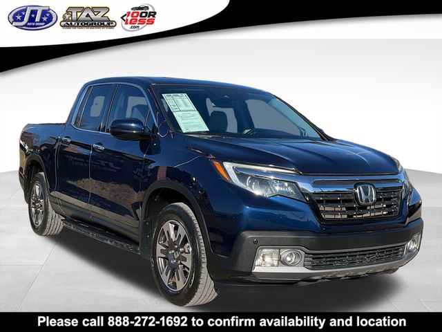 Blue 2017 Honda Ridgeline RTL-E AWD Pickup Truck All-Wheel Drive 6-Speed Automatic