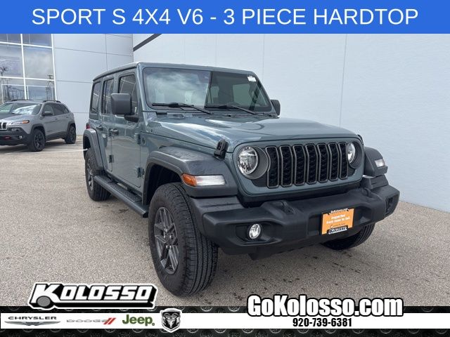 Anvil Clear Coat 2024 Jeep Wrangler SUV / Crossover Four-Wheel Drive 8-Speed Automatic
