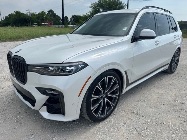 White Metallic 2021 BMW X7 SUV / Crossover All-Wheel Drive 8-Speed Automatic