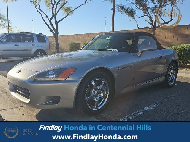Silverstone Metallic 2003 Honda S2000 Roadster Convertible Rear-Wheel Drive 6-Speed Manual Overdrive