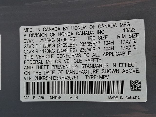 used 2024 Honda CR-V car, priced at $28,397