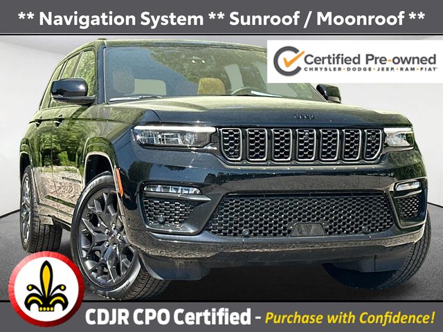 Diamond Black Crystal Pearlcoat 2025 Jeep Grand Cherokee Summit Reserve 4WD SUV / Crossover Four-Wheel Drive 8-Speed Automatic