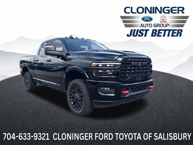 Diamond Black Crystal Pearlcoat 2025 RAM 2500 Pickup Truck Four-Wheel Drive 8-Speed Automatic