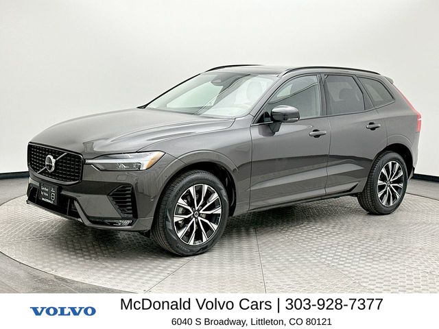 Platinum Gray Metallic 2025 Volvo XC60 B5 Plus Dark Theme AWD SUV / Crossover All-Wheel Drive Automatic