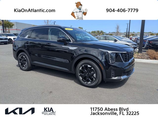 Ebony Black 2025 Kia Sorento S FWD SUV / Crossover Front-Wheel Drive 8-Speed Automatic