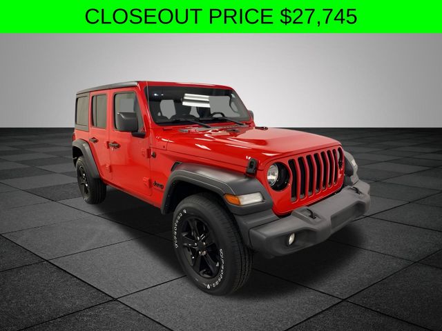 Red Clearcoat 2022 Jeep Wrangler SUV / Crossover Four-Wheel Drive 8-Speed Automatic